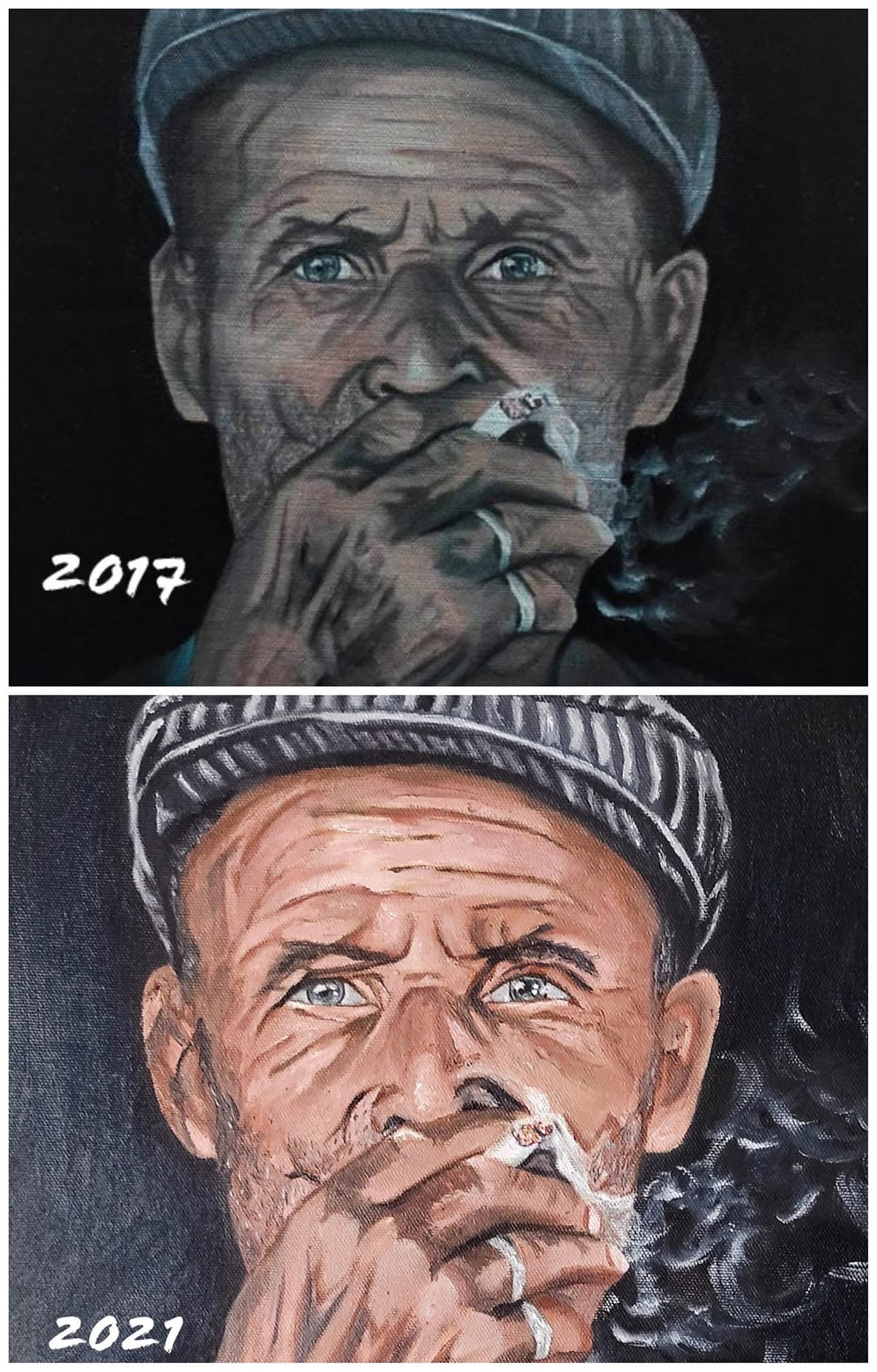 Retrato Pintura Alta Gama Chile